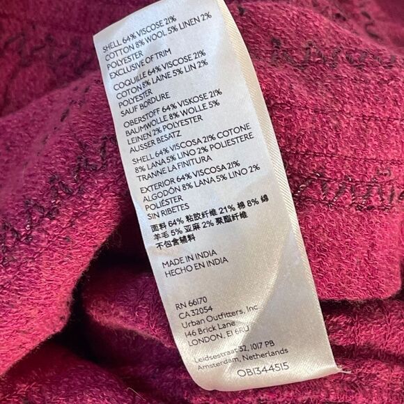 Free People NWT Maggie Rose Hypnotic Embroidered Top Sz L - Picture 9 of 11